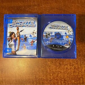 Sports Champions for PlayStation 3 Move PS3 Fast Shipping! Missing Case Covering